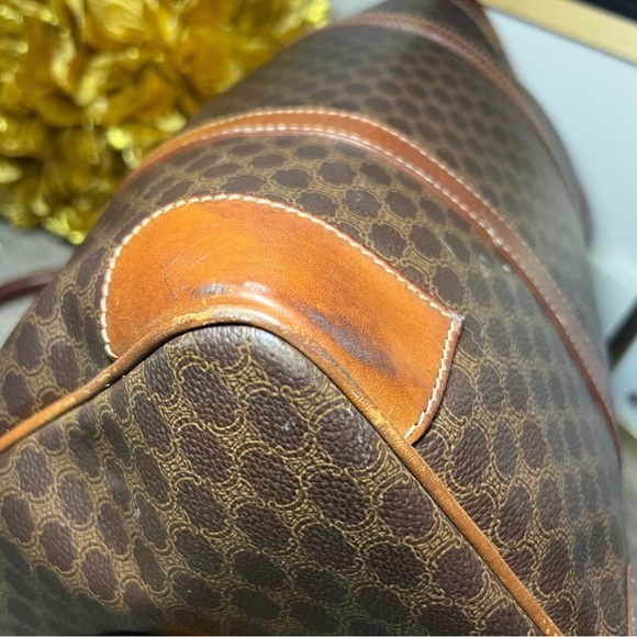 Vintage GUC Celine Macadam Monogram Boston & Pouch Set - Picture 5 of 15